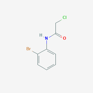molecular formula C8H7BrClNO B2684718 N-(2-bromophenyl)-2-chloroacetamide CAS No. 6090-78-4