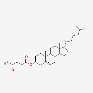 B2684723 4-(Cholest-5-en-3-yloxy)-4-oxobutanoic acid CAS No. 1510-20-9; 1510-21-0
