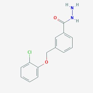 B2684756 3-[(2-Chlorophenoxy)methyl]benzohydrazide CAS No. 364612-36-2