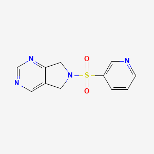 6-(pyridin-3-ylsulfonyl)-6,7-dihydro-5H-pyrrolo[3,4-d]pyrimidine