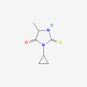 1-cyclopropyl-4-methyl-2-sulfanyl-4,5-dihydro-1H-imidazol-5-one