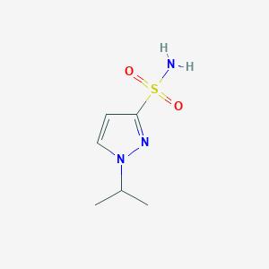 molecular formula C6H11N3O2S B2684795 1-(propan-2-yl)-1H-pyrazole-3-sulfonamide CAS No. 1696838-10-4