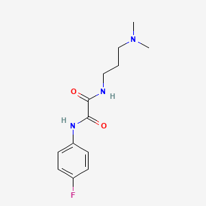 N-[3-(dimethylamino)propyl]-N'-(4-fluorophenyl)oxamide