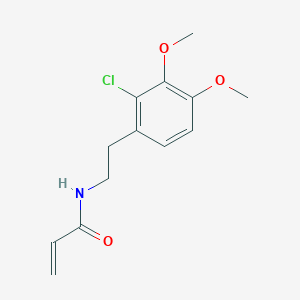 N-[2-(2-Chloro-3,4-dimethoxyphenyl)ethyl]prop-2-enamide