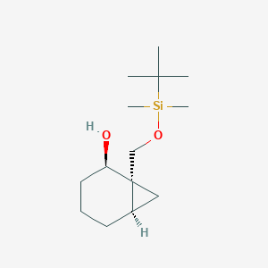 (1S,2R,6R)-1-[[Tert-butyl(dimethyl)silyl]oxymethyl]bicyclo[4.1.0]heptan-2-ol