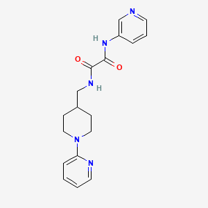 N1-((1-(pyridin-2-yl)piperidin-4-yl)methyl)-N2-(pyridin-3-yl)oxalamide