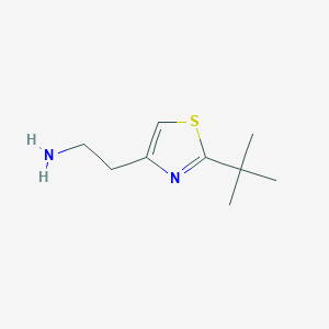 2-(2-Tert-butyl-1,3-thiazol-4-yl)ethan-1-amine