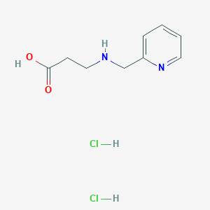 3-[(Pyridin-2-ylmethyl)amino]propanoic acid dihydrochloride