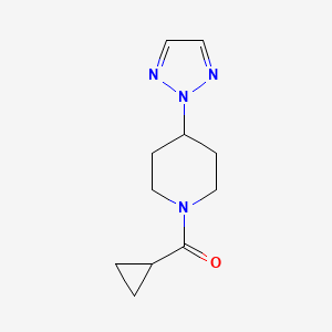 (4-(2H-1,2,3-triazol-2-yl)piperidin-1-yl)(cyclopropyl)methanone