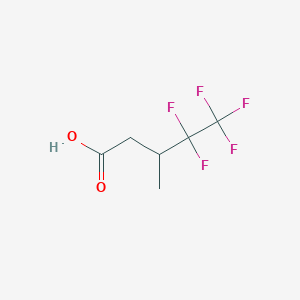 4,4,5,5,5-Pentafluoro-3-methylpentanoic acid