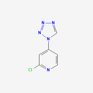 2-chloro-4-(1H-tetrazol-1-yl)pyridine