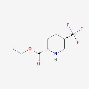 Ethyl (2S,5S)-5-(trifluoromethyl)piperidine-2-carboxylate