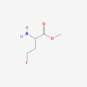 molecular formula C5H10FNO2 B2684996 Methyl 2-amino-4-fluorobutanoate CAS No. 1446557-63-6