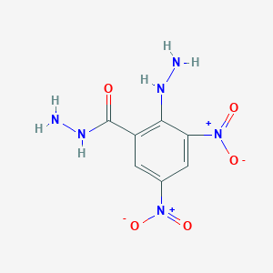 molecular formula C7H8N6O5 B2685016 2-Hydrazinyl-3,5-dinitrobenzohydrazide CAS No. 1432436-41-3