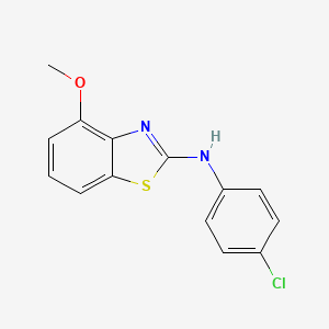 N-(4-chlorophenyl)-4-methoxy-1,3-benzothiazol-2-amine