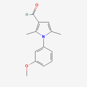 1-(3-Methoxy-phenyl)-2,5-dimethyl-1H-pyrrole-3-carbaldehyde