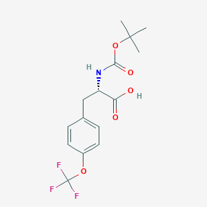 (S)-2-((tert-Butoxycarbonyl)amino)-3-(4-(trifluoromethoxy)phenyl)propanoic acid