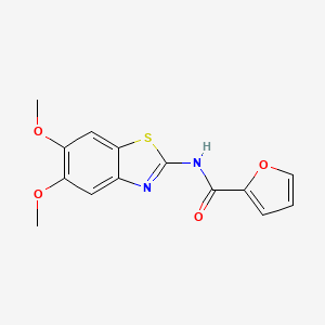 N-(5,6-dimethoxybenzo[d]thiazol-2-yl)furan-2-carboxamide