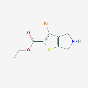 Ethyl 3-bromo-5,6-dihydro-4H-thieno[2,3-c]pyrrole-2-carboxylate