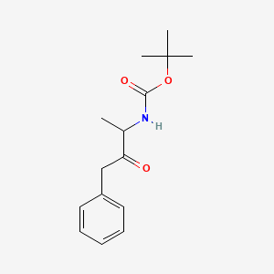 tert-butyl N-(3-oxo-4-phenylbutan-2-yl)carbamate