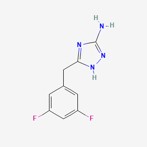 5-(3,5-difluorobenzyl)-1H-1,2,4-triazol-3-amine
