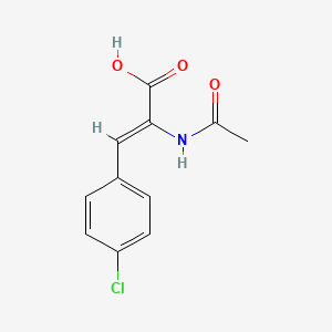 (2Z)-2-(Acetylamino)-3-(4-chlorophenyl)acrylic acid