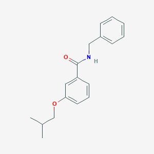 molecular formula C18H21NO2 B268535 N-benzyl-3-isobutoxybenzamide 