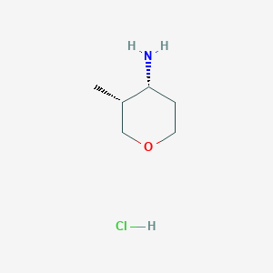 (3R,4R)-rel-3-Methyltetrahydro-2H-pyran-4-amine