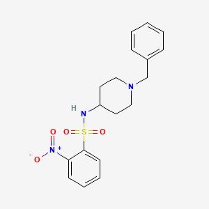N-(1-benzylpiperidin-4-yl)-2-nitrobenzenesulfonamide