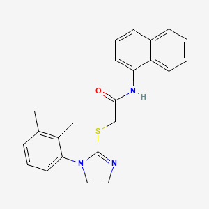 2-((1-(2,3-dimethylphenyl)-1H-imidazol-2-yl)thio)-N-(naphthalen-1-yl)acetamide