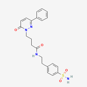 4-(6-oxo-3-phenylpyridazin-1(6H)-yl)-N-(4-sulfamoylphenethyl)butanamide