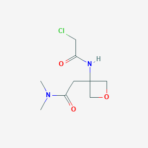 2-[3-[(2-Chloroacetyl)amino]oxetan-3-yl]-N,N-dimethylacetamide