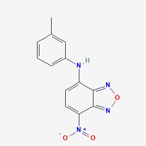N-(3-methylphenyl)-4-nitro-2,1,3-benzoxadiazol-7-amine