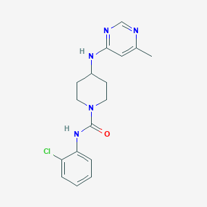 N-(2-Chlorophenyl)-4-[(6-methylpyrimidin-4-yl)amino]piperidine-1-carboxamide