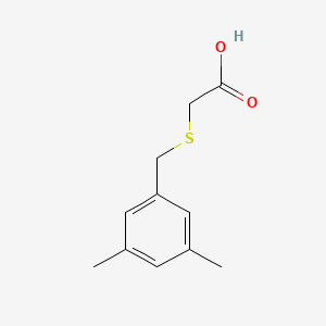 molecular formula C11H14O2S B2685508 2-((3,5-Dimethylbenzyl)thio)acetic acid CAS No. 425607-97-2