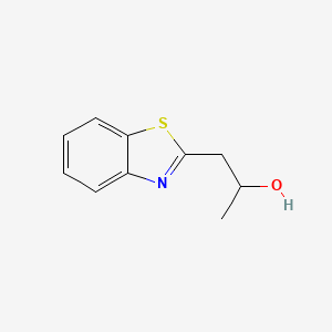molecular formula C10H11NOS B2685528 1-(1,3-苯并噻唑-2-基)丙-2-醇 CAS No. 213682-45-2