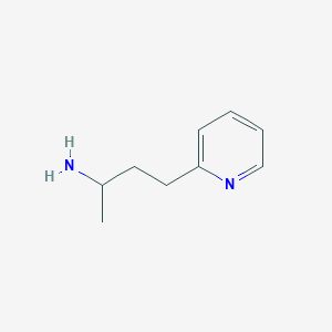 molecular formula C9H14N2 B2685539 4-(pyridin-2-yl)butan-2-amine CAS No. 933708-54-4