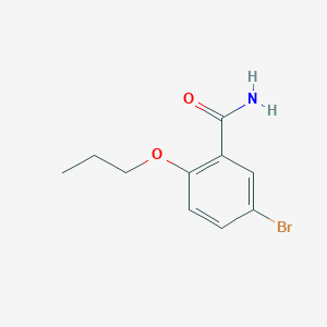 molecular formula C10H12BrNO2 B2685576 5-Bromo-2-propoxybenzamide CAS No. 882093-01-8