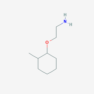 molecular formula C9H19NO B2685578 1-(2-Aminoethoxy)-2-methylcyclohexane CAS No. 19785-67-2