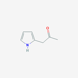 molecular formula C7H9NO B026858 1-(1H-Pyrrol-2-YL)propan-2-one CAS No. 125281-94-9