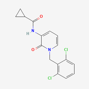 N-[1-(2,6-dichlorobenzyl)-2-oxo-1,2-dihydro-3-pyridinyl]cyclopropanecarboxamide