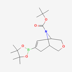 Tert-butyl 7-(4,4,5,5-tetramethyl-1,3,2-dioxaborolan-2-yl)-3-oxa-9-azabicyclo[3.3.1]non-6-ene-9-carboxylate