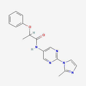 N-(2-(2-methyl-1H-imidazol-1-yl)pyrimidin-5-yl)-2-phenoxypropanamide