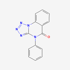 molecular formula C14H9N5O B2685884 4-phenyltetrazolo[1,5-a]quinazolin-5(4H)-one CAS No. 59342-38-0