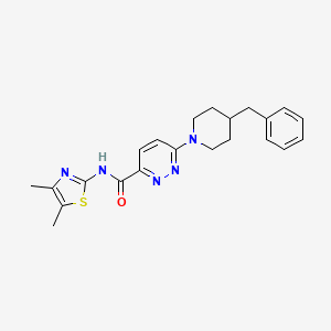 6-(4-benzylpiperidin-1-yl)-N-(4,5-dimethylthiazol-2-yl)pyridazine-3-carboxamide