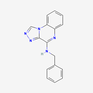 molecular formula C16H13N5 B2686071 N-benzyl-[1,2,4]triazolo[4,3-a]quinoxalin-4-amine CAS No. 245039-41-2