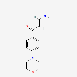 molecular formula C15H20N2O2 B2686141 (2E)-3-(dimethylamino)-1-[4-(morpholin-4-yl)phenyl]prop-2-en-1-one CAS No. 1345865-34-0