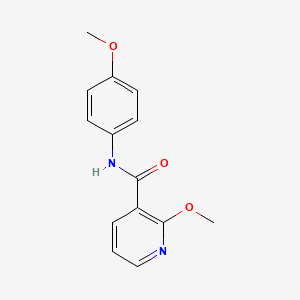 molecular formula C14H14N2O3 B2686160 2-methoxy-N-(4-methoxyphenyl)pyridine-3-carboxamide CAS No. 303145-50-8