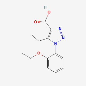 1-(2-ethoxyphenyl)-5-ethyl-1H-1,2,3-triazole-4-carboxylic acid