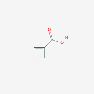 molecular formula C5H6O2 B2686191 1-Cyclobutene-1-carboxylic acid CAS No. 23519-90-6